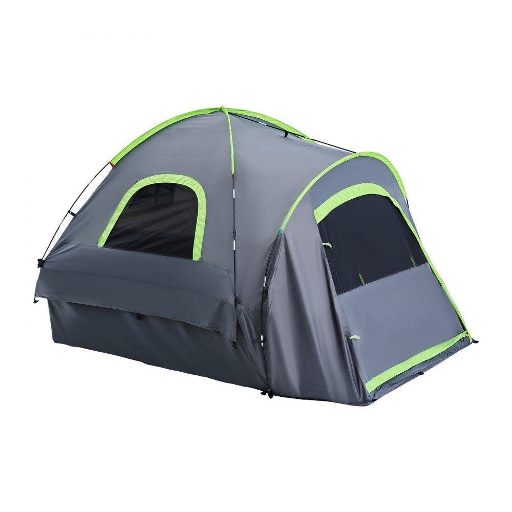 VEVOR Pickup Truck Tent, Fit 5.0-5.2 ft Truck Tents for Camping, Waterproof PU2000mm 2-3 Person Sleeping Truck Bed Tent with Double Layer Design Windows, Sturdy Truck Bed Camper Shell with Storage Bag