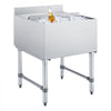 VEVOR Commercial Ice Bin, 79.9 Qt Max Capacity, 24 x 24 x 33 Inch Stainless Steel Ice Chest with Sliding Lid, 24H Long-Lasting Insulation, Cooler Cart Cocktail Unit for Bar Restaurant Pub, NSF