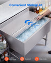 VEVOR commercial ice bin sliding lid in use