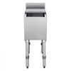 VEVOR Commercial Ice Bin, 39.6 Qt Max Capacity, 12 x 24 x 33 Inch Stainless Steel Ice Chest with Sliding Lid, 24H Long-Lasting Insulation, Cooler Cart Cocktail Unit for Bar Restaurant Pub, NSF