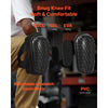 VEVOR Knee Pads for Work, Heavy Duty Construction Knee Pads with Adjustable Straps & Rivets, Thick Gel Knee Pads with Foam Cushion for All-Round Knee Protection, Fit Men & Women for Flooring Gardening