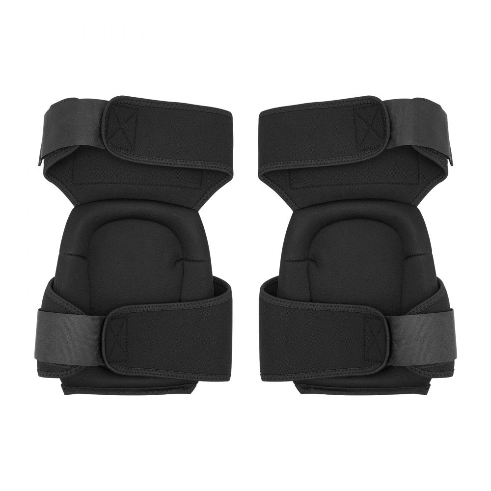 VEVOR Knee Pads for Work, Extended Heavy Duty Construction Knee Pads with 2 Extension Straps, Anti-slip Foam Gel Knee Pads, Men & Women, for Gardening Flooring Roofing and Cleaning, Yellow and Black