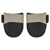 VEVOR Knee Pads for Work, Durable Leather Construction Pads, Machine Washable Work Knee Pads, Easy to Wear and Take off, Extra Thick Knee Support for Gardening Flooring and Cleaning, Black and Brown