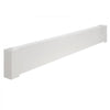 VEVOR Baseboard Heater Covers, Basic Series 5 ft Standard Electric Heating Unit Front Cover for Home Improvement, Heavy-duty Steel, Easy Installation for Bedroom Replacing Old Cover, White