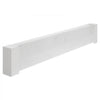 VEVOR Baseboard Heater Covers, Basic Series 4 ft Standard Electric Heating Unit Front Cover for Home Improvement, Heavy-duty Steel, Easy Installation for Bedroom Replacing Old Cover, White