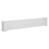 VEVOR Baseboard Heater Covers, Basic Series 4 ft Standard Electric Heating Unit Front Cover for Home Improvement, Heavy-duty Steel, Easy Installation for Bedroom Replacing Old Cover, White