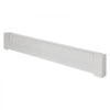 VEVOR Baseboard Heater Covers, Basic Series 4 ft Standard Electric Heating Unit Front Cover for Home Improvement, Heavy-duty Steel, Easy Installation for Bedroom Replacing Old Cover, White