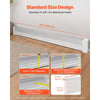 VEVOR Baseboard Heater Covers, Basic Series 6 ft Standard Electric Heating Unit Front Cover for Home Improvement, Heavy-duty Steel, Easy Installation for Bedroom Replacing Old Cover, White