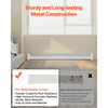 VEVOR Baseboard Heater Covers, Basic Series 6 ft Standard Electric Heating Unit Front Cover for Home Improvement, Heavy-duty Steel, Easy Installation for Bedroom Replacing Old Cover, White
