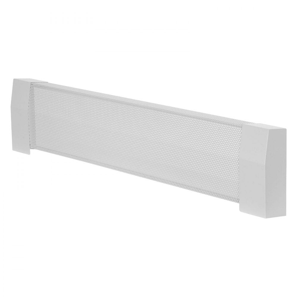 VEVOR Baseboard Heater Covers, Premium Series 3 ft Standard Electric Heating Unit Front Cover for Home Improvement, Heavy-duty Steel, Easy Installation for Bedroom Replacing Old Cover, White
