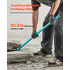 VEVOR Prylever Bar, 2000 lbs Weight Capacity, 52.5 Inch Heavy Duty Carbon Steel Handle Pry Lever Bar, 56 Inch Long Crowbar for Concrete, Demolition, Crowbaring, Ideal for Construction & Industrial Use