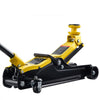VEVOR Low Profile Floor Jack, 2.5 Ton (5512 lbs) Capacity, Steel Racing Floor Jack with Single Piston Quick Lift Pump & SUV Adapters, Hydraulic Trolley Car Lift for Sedans, Lifting Range 3.3"-13.8"