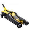 VEVOR Low Profile Floor Jack, 2.5 Ton (5512 lbs) Capacity, Steel Racing Floor Jack with Single Piston Quick Lift Pump & SUV Adapters, Hydraulic Trolley Car Lift for Sedans, Lifting Range 3.3"-13.8"