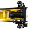 VEVOR Low Profile Floor Jack, 3 Ton (6614 lbs) Capacity, Steel Racing Floor Jack with Single Piston Quick Lift Pump & Foot Pedal, Hydraulic Trolley Car Lift for SUVs, Pickups, Lifting Range 5.1"-19.7"