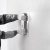 VEVOR Drywall Skimming Blade Set, 7/10/14/16/24 in Skimming Blades + 34 - 81.6 in Extension Handle Pole, Stainless Steel Knife Professional Skim Coat Tools, for Gyprock/WallBoard/Plasterboard