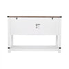 VEVOR Coffee Bar Cabinet, 47.3 x 15.7 x 32.7 in Farmhouse Coffee Bar Cabinet with 4-Tier Storage, Coffee Bar Table with Barn Doors, Farmhouse Sideboard Buffet Cabinet for Living Room, Entryway