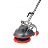 VEVOR Commercial Floor Scrubber Machine, Heavy Duty Floor Cleaner Polisher with 2 Wheels,  Professional Electric Carpet Buffer, Max 1900 RPM, 43 FT Cord, 3 Pads & 3 Brushes - All Floor Surfaces