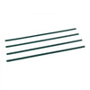 VEVOR Bottom Locking Privacy Slats, Single-Wall Vertical Bottom-Locking Slats for Chain-Link Fence, High-Density HDPE Chain Link Slats Ideally Fit 5' High Fence for Garden, Farm, Sports Field(Green)