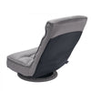 VEVOR Swivel Floor Gaming Chair, 360-Degree Rotating Floor Chair with 4 Adjustable Position Folding Backrest and Lumbar Support, Folding Video Reclining Sofa for Watching TV Reading Playing Game, Gray