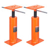 VEVOR House Floor Jacks, 2 Pack, 12"-16" Height Range, 9700 lbs Max Load Capacity Per Unit, Adjustable Support Beam Basement Jack Post Pole for Leveling, Steel Telescoping Jack for Temporary Support
