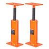 VEVOR House Floor Jacks, 2 Pack, 12"-16" Height Range, 9700 lbs Max Load Capacity Per Unit, Adjustable Support Beam Basement Jack Post Pole for Leveling, Steel Telescoping Jack for Temporary Support