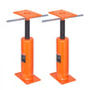 VEVOR House Floor Jacks, 2 Pack, 12"-16" Height Range, 9700 lbs Max Load Capacity Per Unit, Adjustable Support Beam Basement Jack Post Pole for Leveling, Steel Telescoping Jack for Temporary Support