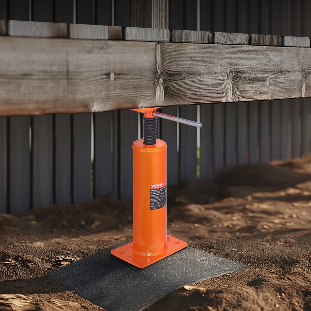 VEVOR House Floor Jack, 12"-16" Height Range, 9700 lbs Max Load Capacity, Adjustable Support Beam Basement Jack Post Pole for Leveling, Lift Support Steel Telescoping Jack Post for Temporary Support