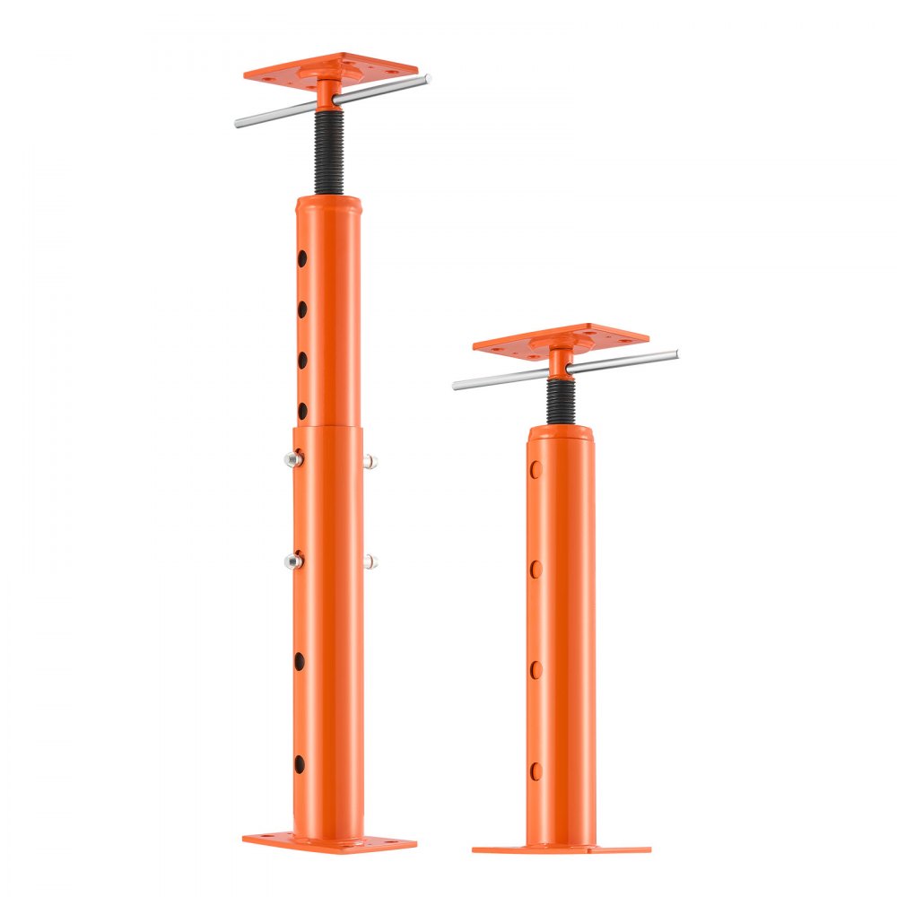 VEVOR House Floor Jacks, 2 Pack 19-36 Inch Height Range, 18000 lbs Max Load Capacity, Adjustable Support Beam Basement Jack Post Pole for Leveling, Lift Steel Telescoping Post for Temporary Support