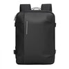 VEVOR Vacuum Travel Backpack, 35L, Vacuum Seal Compression Travel Backpack with Air Pump, Multiple Pockets & Compartments, Water-Resistant Carry-On Suitcase Luggage, Casual Personal Item Bag, Black