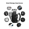 VEVOR Vacuum Travel Backpack, 65L, Expandable Vacuum Seal Compression Travel Backpack with Pump, with TSA-Approved Lock, Airback Vacpack, Water-Resistant Carry-On Suitcase Luggage, for Business, Gray