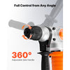 VEVOR Rotary Hammer Drill, 1-1/8 in SDS-Plus Electric Corded Heavy Duty Rotary Hammer, Including 3 Drill Bits, Flat Chisel, Pointed Chisel, Grease, Brush, and Carrying Case, for Concrete and Masonry