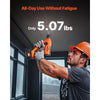 VEVOR 20V Cordless Hammer Drill, Lithium-Ion 0.6 Inch Rotary Hammer Driver, SDS-Plus Electric Lightweight Power Tool Kit with Battery and Charger, 2 Functions, 1000 RPM, 5100 BPM