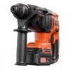 VEVOR 20V Brushless Cordless Hammer Drill, Lithium-Ion 1.1 Inch Rotary Hammer Driver, SDS-Plus Electric Lightweight Power Tool Kit with Battery and Charger, 4 Functions, 1200 RPM, 5300 BPM