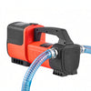 VEVOR Fuel Transfer Pump Battery Powered 12 GPM Portable Diesel Pump Kit, for Diesel Kerosene Fueling on Farm Boat Truck Tractor, 2 x 4.0Ah Batteries, 1/4 HP Motor, with Manual Fuel Nozzle & Hose