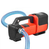 VEVOR Fuel Transfer Pump Battery Powered 12 GPM Portable Diesel Pump Kit, for Diesel Kerosene Fueling on Farm Boat Truck Tractor, 1/4 HP Motor, with Manual Fuel Nozzle & Hose, Battery Not Included