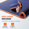 VEVOR Moving Blankets, 80" x 72", 65 lbs/dz Weight, 12 Packs, Professional Non-Woven & Recycled Cotton Packing Blanket, Heavy Duty Mover Pads for Protecting Furniture, Floors, Appliances, Blue/Orange