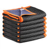 VEVOR Moving Blankets 6 Pcs, 80 x 72 in (35 lbs/dz) Large Packing Blankets with Cotton Filling, Heavy Duty Nonwoven Fabric Padded Moving Blanket for Shipping, Wrapping, Protecting Furniture