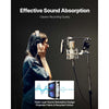 VEVOR 2 Pcs Sound Dampening Blankets, Soundproof Curtains with 96 x 80 in, Soundproof Blanket with Grommets, Studio Grommeted Blanket, for Window, Door, Light Blocker, Music Recording, Black