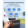VEVOR DC to DC Battery Charger, 520W, 40A Alternator Charger, Fast DC-DC Charging for Portable Power Stations, Compatible with LiFePO4 Lead-Acid AGM GEL Batteries, 12V/24V-12V/24V, for RV Home Backup