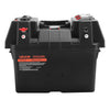 VEVOR Battery Box, Group 24/31 Trolling Motor Battery Box, 12V/24V Marine Batteries Case with PP Shell and Dual Straps, Smart Batteries Case, Suitable for Trolling Motor, Marine,RV & Solar Panel