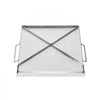 VEVOR Stainless Steel Griddle, 18x16 inch Universal Flat Top Rectangular Plate, Gas Grill Griddle for BBQ Grill, Teppanyaki, Portable Family Cookware with Handle, for Camping Tailgating Party