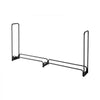 VEVOR Firewood Rack with Waterproof Cover, 101 x 14 x 46 in Outdoor Firewood Holder, 660lb Weight Capacity, 1/2 Cord Log Holder, Half-Covered, Powder-coated Wood Storage Rack for Fireplace Deck