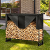 VEVOR 4.3FT Outdoor Firewood Rack with Cover, 52x14.2x46.1 in, Heavy Duty Firewood Holder & 600D Oxford Waterproof Cover for Fireplace, Patio, Indoor/Outdoor Log Storage Rack for 1/4 Cord of Firewood