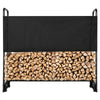 VEVOR 4.3FT Outdoor Firewood Rack with Cover, 52x14.2x46.1 in, Heavy Duty Firewood Holder & 600D Oxford Waterproof Cover for Fireplace, Patio, Indoor/Outdoor Log Storage Rack for 1/4 Cord of Firewood