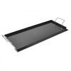 VEVOR Carbon Steel Griddle, 32x14 inch Universal Flat Top Rectangular Plate, Gas Grill Griddle for BBQ Grill, Teppanyaki, Portable Family Cookware with Handle, for Camping Tailgating Party