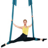 VEVOR Aerial Silk & Yoga Swing, 11 Yards, Aerial Yoga Hammock Kit with 100gsm Nylon Fabric, Full Rigging Hardware & Easy Set-up Guide, Antigravity Flying for All Levels Fitness Bodybuilding, Green