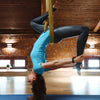 VEVOR Aerial Yoga Hammock & Swing, 4.4 Yards, Aerial Yoga Starter Kit with 100gsm Nylon Fabric, Full Rigging Hardware & Easy Set-up Guide, Antigravity Flying for All Levels Fitness Bodybuilding, Gold