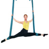 VEVOR Aerial Yoga Hammock & Swing, 5.5 Yards, Aerial Yoga Starter Kit with 100gsm Nylon Fabric, Full Rigging Hardware & Easy Set-up Guide, Antigravity Flying for All Levels Fitness Bodybuilding, Green