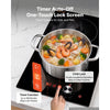 VEVOR Induction Cooktop 12in 2 Burners Built-in Electric Stove 220V 3500W, Low-Power Continuous Heating, Induction Burner for Kitchen, 11 Power Levels, Knob Control, Ceramic Glass, and Child Lock