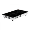 VEVOR Induction Cooktop 12in 2 Burners Built-in Electric Stove 110V 1800W, Low-Power Continuous Heating, Countertop Induction Burner, 9 Power Levels, LED Touch Screen, Ceramic Glass, and Child Lock